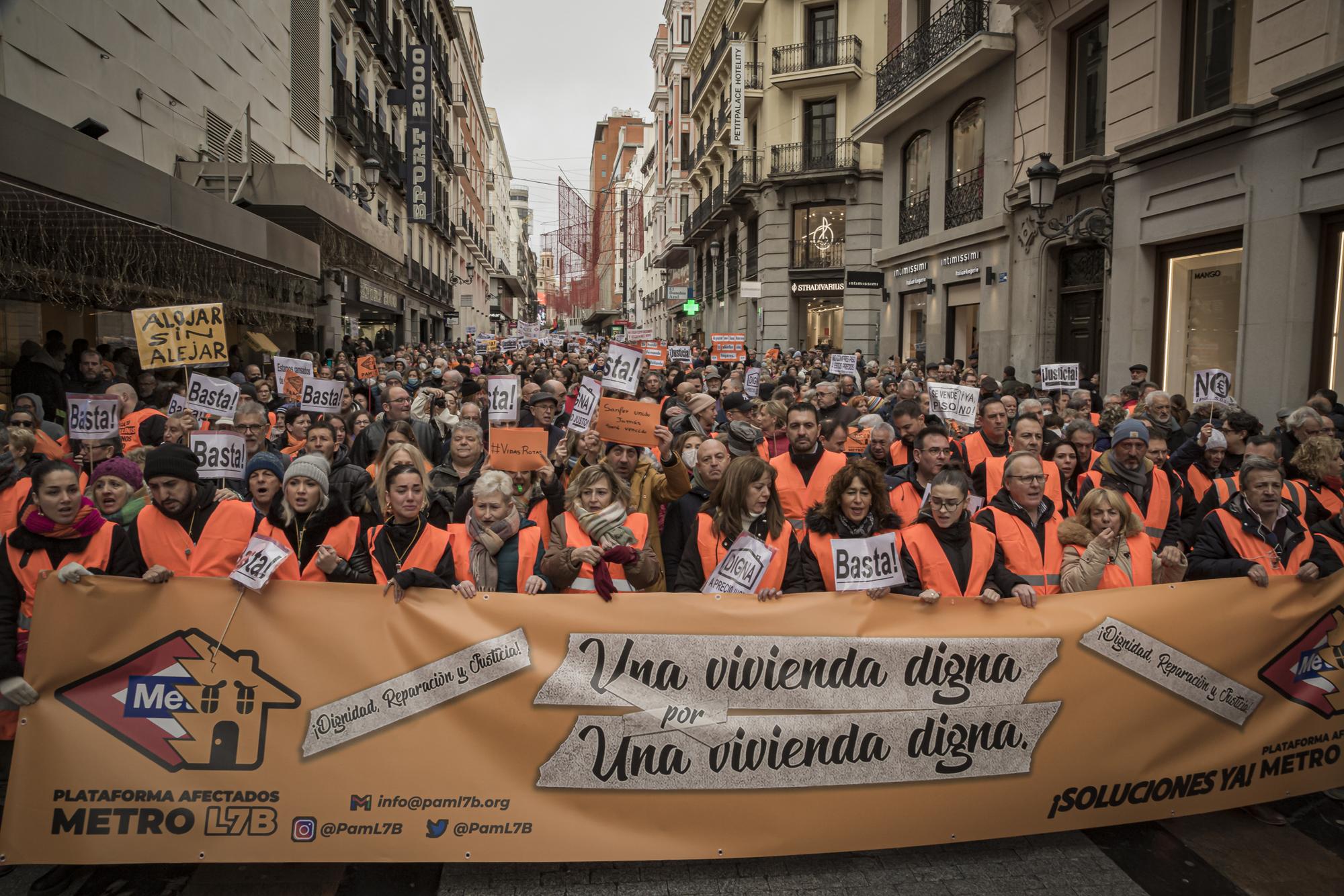 Manifestación Metro San Fernando - 6